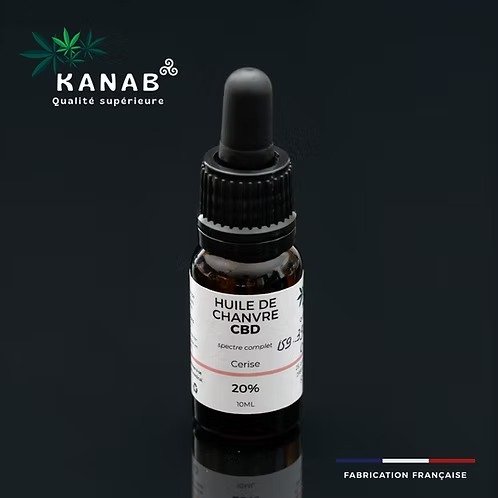 Huile CBD Cerise 20%