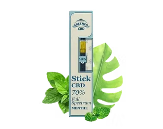 Stick CBD Distillat 70% Menthe