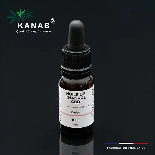 Huile CBD Cerise 10%