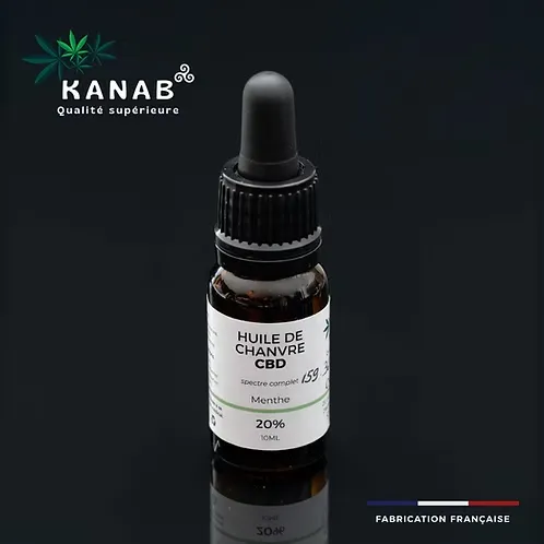 Huile CBD Menthe 20%