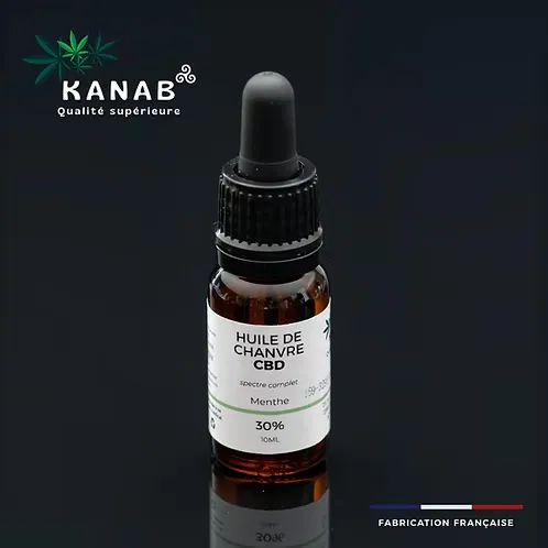 Huile CBD Pêche 10%
