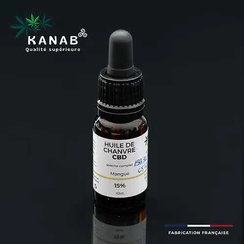 Huile CBD Mangue 15%