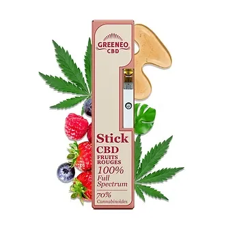Stick CBD Distillat 70% Fruits rouges