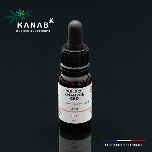 Huile CBD Cerise 15%
